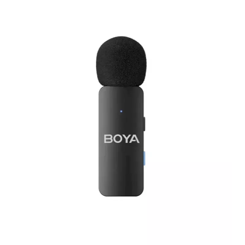 BOYA BY-V4 belaidė mikrofonų sistema 2.4GHz su 4 siųstuvais ir 1 imtuvu (3.5mm jungtis) juoda