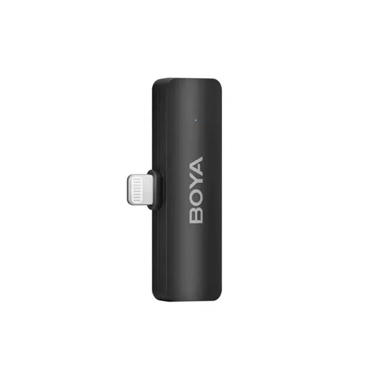 BOYA BY-V4D belaidė mikrofonų sistema su 4 siųstuvais ir 1 Lightning imtuvu (juoda)