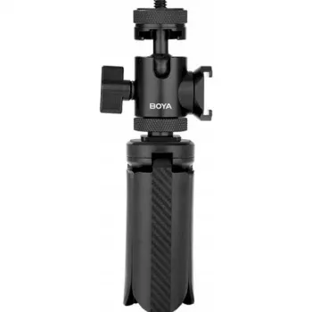 BOYA Desktop Stand 01 1/4 colio mikrofono ir fotoaparato trikojis - juodas