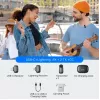 BOYA Mini 2-01 belaidė mikrofono sistema 2.4GHz su 2 siųstuvais ir 2 imtuvais (USB-C ir Lightning) juoda