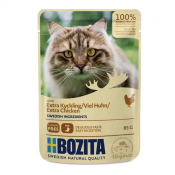 Bozita HiS Extra Chicken šlapias kačių maistas 85g