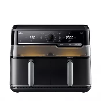 Braun Air Fryer TD5073IBK - 5,5 l skaitmeninis oro gruzdintuvas, 1700 W, juodos spalvos