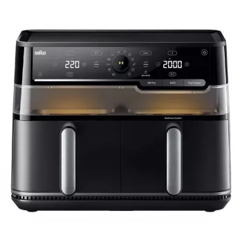 Braun Air Fryer TD5073IBK - 5,5 l skaitmeninis oro gruzdintuvas, 1700 W, juodos spalvos