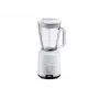 Braun JB1050WH Household PowerBlend 1 stalinis maišytuvas su 1,5 L stikline blenderio talpa, virtuvės pagalbininkas smulkinimui, trinimui ir maišymui, ledo smulkinimo funkcija, 2 greičiai, 600 vatų, baltas (JB1050)