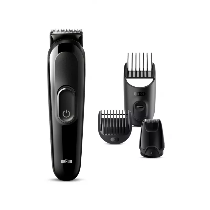 Braun MGK 3420 viskas viename daugiafunkcis kirpimo aparatas 6 viename rinkinys veidui, plaukams, nosiai ir ausims