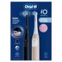 Braun Oral-B iO Series 2 Electric Toothbrush Night Black/Calm Pink su 2-a rankena