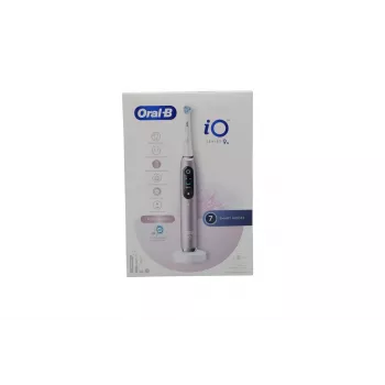 Braun Oral-B iO Series 9N elektrinis dantų šepetėlis su priedais, Rose Quartz