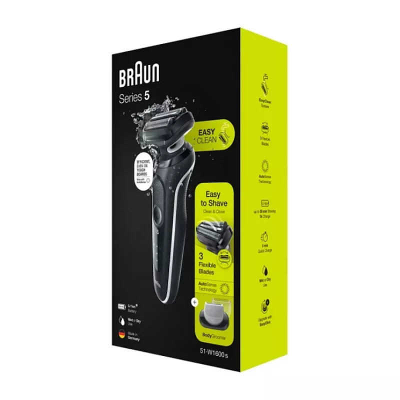 Braun Oral-B iO5 Series 51-W1600S elektrinis dantų šepetėlis, juodas, 5 režimai, Bluetooth