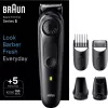 Braun Series 5 BT5441 barzdos kirpimo mašinėlė su 40 ilgio nustatymų ir 100 min. baterijos veikimo trukme