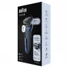 Braun Series 61 - B1000s elektrinis skustuvas šlapiam ir sausam skutimuisi, mėlynas