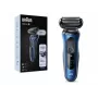 Braun Series 61 - B1000s elektrinis skustuvas šlapiam ir sausam skutimuisi, mėlynas