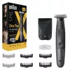 Braun Series X XT5200 hibridinis trimeris ir skutimosi aparatas juodas