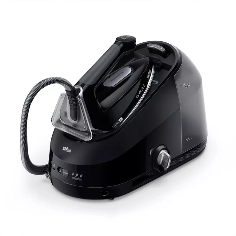 BRAUN Steam Generator IS5249BK - 2400 W, 7.5 bar, 2 L talpa, juoda/pilka