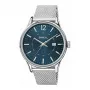 BREIL TW1560 Vyriškas kvarcinis laikrodis 44mm juodu ciferblatu ir odiniu dirželiu