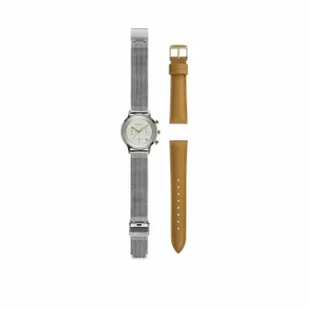 BREIL TW1825 Moteriškas kvarcinis laikrodis 38mm sidabrinis nerūdijančio plieno Milano tinklelio apyrankė