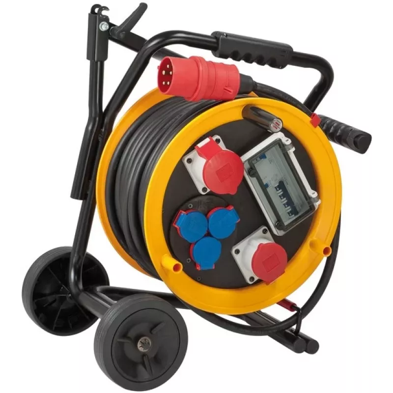 Brennenstuhl 1319200010 kabelio ritė 230-400 V 25m H07RN-F 5G2.5 su 5 lizdais IP44