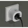 Brennenstuhl Connect WiFi Smart Plug WA 3600 XS02, White, Voice Control, Timer, App