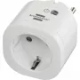Brennenstuhl Connect WiFi Smart Plug WA 3600 XS02, White, Voice Control, Timer, App