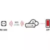 BRENNENSTUHL Connect WiFi Smart Plug WA 3600 XS03 Outdoor, Black, Voice Control, Timer, App
