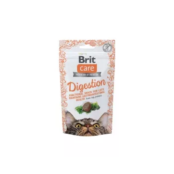 BRIT Care Cat Snack Digestion – bekvietiniai vištienos skanėstai katėms virškinimui palaikyti, 50 g