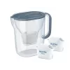 Brita Style Essential+ vandens filtro ąsotis su 2 MaxtraPro PP kasetėmis (2,4 l, tamsiai mėlyna)