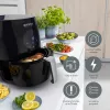 Brock AFD 3502 BK karšto oro gruzdintuvė 3,5L 1200W juoda