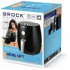 Brock AFM 3501 BK oro gruzdintuvė 3,5L 1300-1500W juoda skaitmeninė krepšelio gruzdintuvė