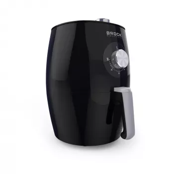 Brock AFM 3501 BK oro gruzdintuvė 3,5L 1300-1500W juoda skaitmeninė krepšelio gruzdintuvė