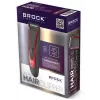 Brock BHC 2001 plaukų kirpimo mašinėlė, juoda/raudona, su laidu, nerūdijančio plieno peiliukai, 4 šukų priedai (3-12 mm), reguliuojama kūginė svirtis