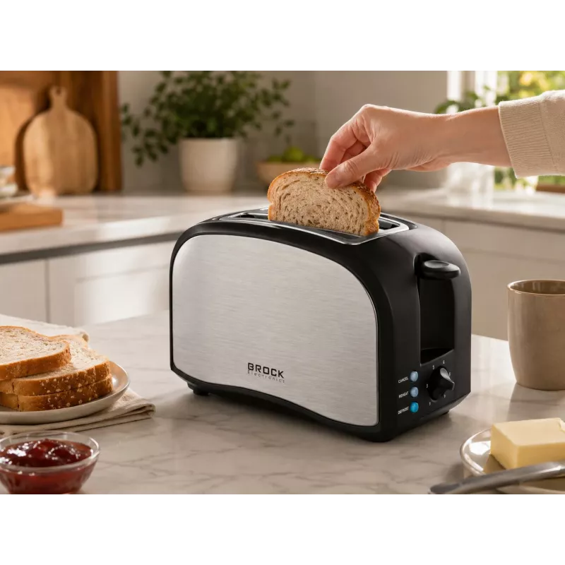 Brock BT 1003 SS skrudintuvas 800W, juodas/plieninis