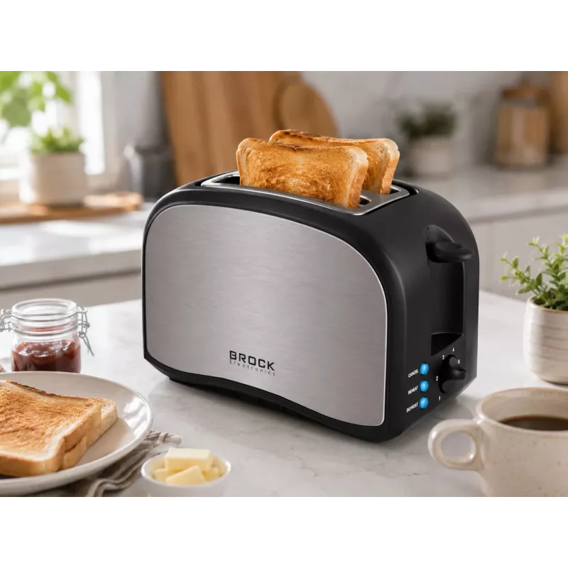 Brock BT 1003 SS skrudintuvas 800W, juodas/plieninis