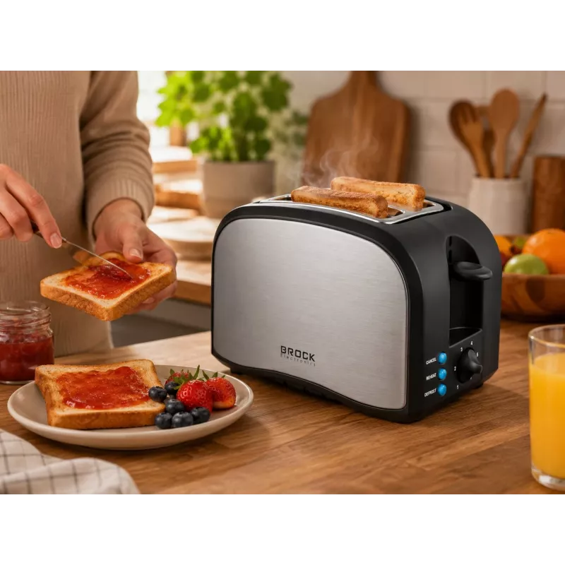 Brock BT 1003 SS skrudintuvas 800W, juodas/plieninis
