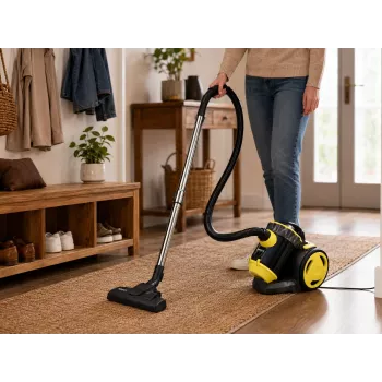 Brock BVC 8056 YT Cyclone be maišelio dulkių siurblys 800W juodas/geltonas
