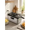 Brock DF 3001 SS gruzdintuvė 3,2L 2200W juoda/plieninė