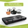 Brock EP 200 BK elektrinis virdulys - 1,7 l, 2200 W, dvigubos sienelės, šalto paviršiaus, juodos spalvos