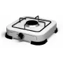 Brock GS 001 W vienos degiklio dujinė viryklė, 1,5 kW, rankinis uždegimas, emaliuotas plienas, balta