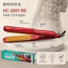 Brock HC 2001 RD keraminis plaukų gofravimo žnyplės 25W raudonos