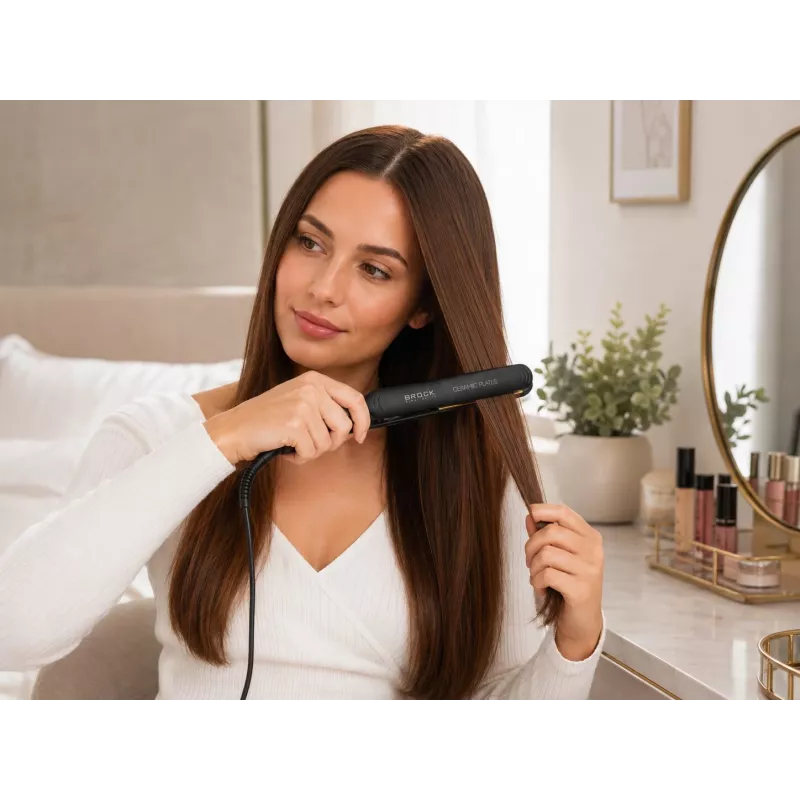 Brock HC 5001 BK plaukų tiesintuvas 60W, juodas
