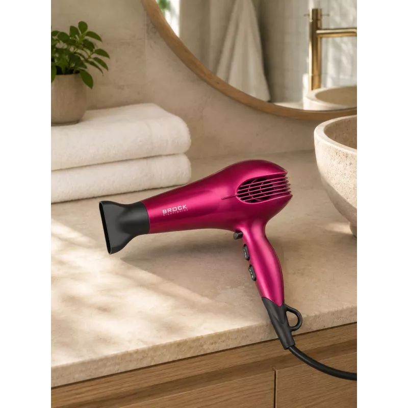 Brock HD 9501 PK plaukų džiovintuvas 1800W, rožinis
