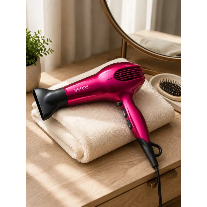 Brock HD 9501 PK plaukų džiovintuvas 1800W, rožinis