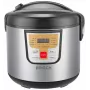 Brock MC 1000 daugiafunkcis puodas, 5L, 900W, 10-in-1, LED ekranas, juoda/sidabrinė