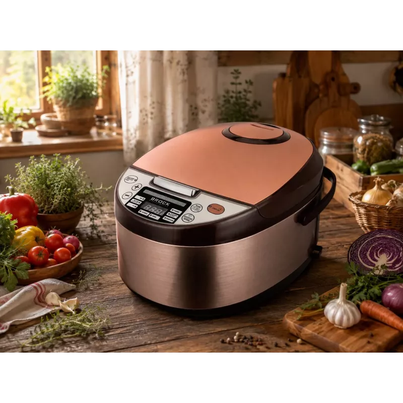 Brock MC 1110 Multivirtuvas 5L 900W Juodas/Sidabrinis