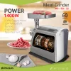 Brock MG 1601 SS mėsmalė 1400W, raudona/plieninė