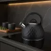 Brock MWK 003 BK La Cuisinette elektrinis virdulys 2,5 L 2200 W juodas/plieninis