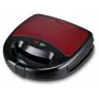 Brock SSM 6004 RD 4-in-1 sumuštinių/riešutų vaflių keptuvė ir grilis 750 W, raudona