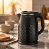 Brock WK 0618 BK elektrinis virdulys su dvigubomis sienelėmis 1,8L 1500W, juodas