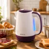 Brock WK 08 PR elektrinis virdulys 1,7L 2000W baltas/violetinis