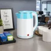 Brock WK 5521 WH Elektrinis virdulys 1,8L 1500W Baltas/Mėlynas su 360° pagrindu