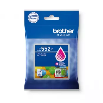 Brother LC-552M Original Ink Cartridge Magenta Standard Yield 500 Pages