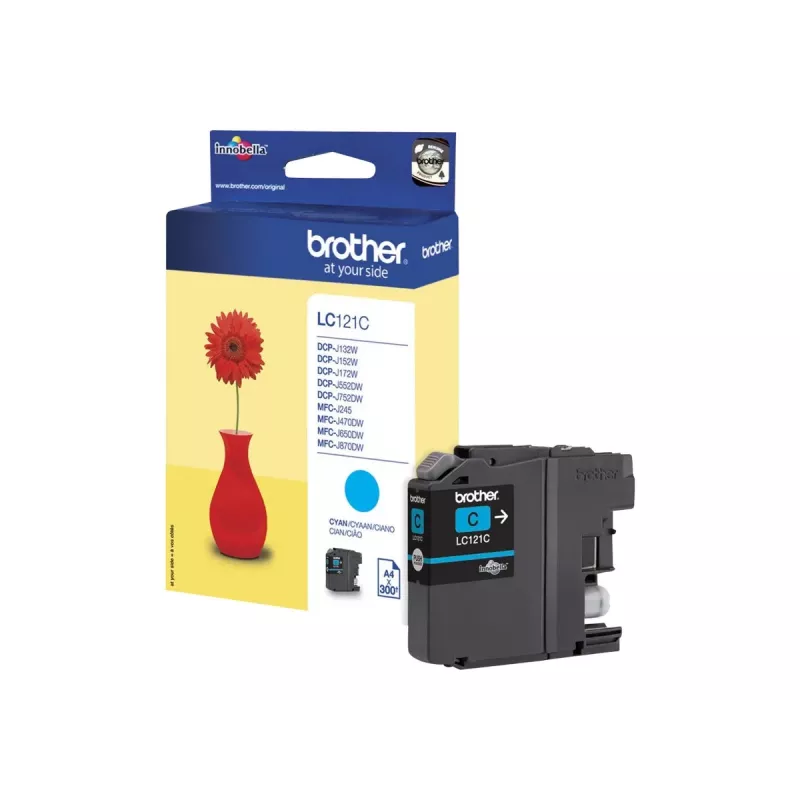 Brother LC121C Cyan Original Ink Cartridge